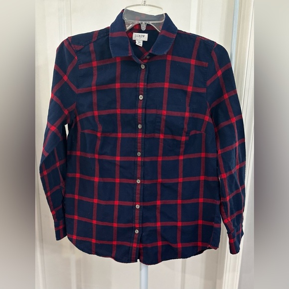 J. Crew Other - 🍂 J.Crew Mercantile Women's Lightweight Flannel Shirt – XS  🍂